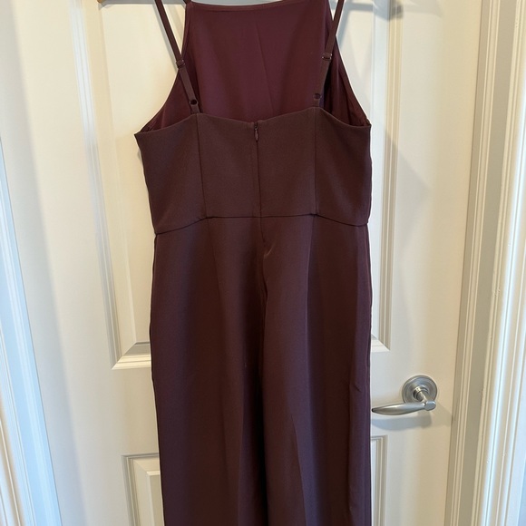 Burgundy jumpsuit - Picture 2 of 6